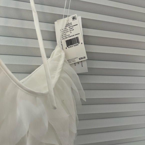 Aidan Mattox Halter Trapeze Dress, Size 12 New w/Tag Retail $295 - Picture 5 of 5